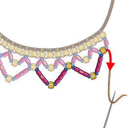 Miyuki 5/0 Necklace Instructions
